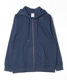 【JEMORGAN / ジェーイーモーガン】鹿の子フリースダブルジップパーカー