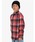 Quiksilver�i�N�C�b�N�V���o�[�j�́uMOTHERFLY PLAID YOUT /�N�C�b�N�V���o�[�L�b�Y�`�F�b�N�������V���c�i�V���c/�u���E�X�j�v�b���b�h