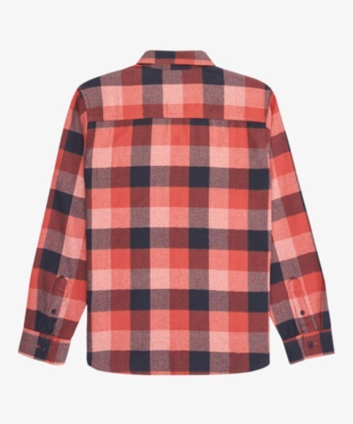 Quiksilver（クイックシルバー）の「MOTHERFLY PLAID YOUT /クイックシルバーキッズチェック柄長袖シャツ（シャツ/ブラウス・キッズ・レッド/ブラウン・150/140/130/160）」の12枚目の写真