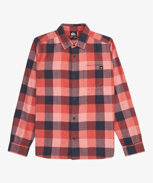 Quiksilver（クイックシルバー）の「MOTHERFLY PLAID YOUT /クイックシルバーキッズチェック柄長袖シャツ（シャツ/ブラウス・キッズ・レッド/ブラウン・150/140/130/160）」の13枚目の写真