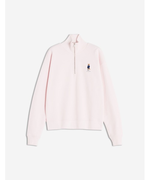 Maison Kitsune（メゾンキツネ）の「DRESSED FOX HALF ZIP SWEATSHIRT