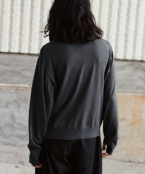 セール】WOOL BLEND SMOOTH TURTLE NECK KNIT（ニット/セーター）｜WYM