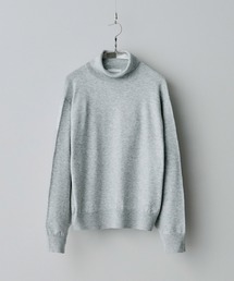 再販 ウィム バイ リドム  WYM LIDNM オシャレなニット サイズ M WYM LIDNM（ウィム バイ リドム）の「HALF ZIP AZE KNIT（ニット