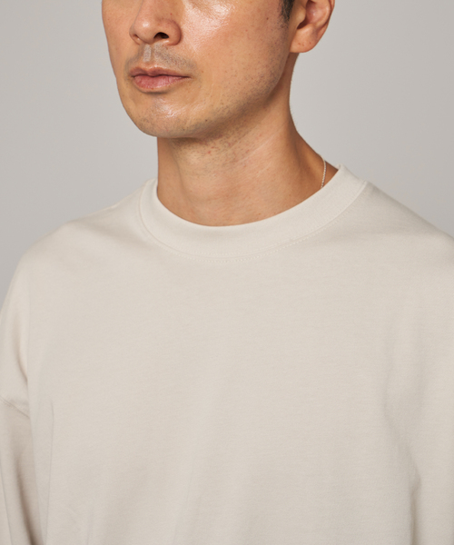 handvaerk(ハンドバーク)の「handvaerk (ハンドバーク) クルーネック ロングスリーブ Tシャツ(Tシャツ/カットソー・メンズ・ブラウン/アイボリー・SMALL/MEDIUM/LARGE)」の10枚目の写真