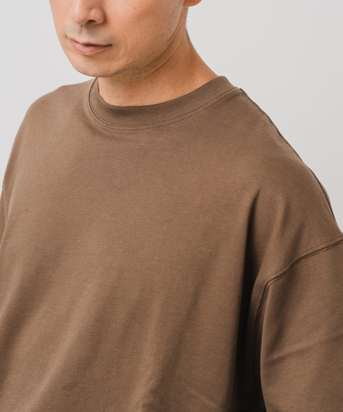 handvaerk(ハンドバーク)の「handvaerk (ハンドバーク) クルーネック ロングスリーブ Tシャツ(Tシャツ/カットソー・メンズ・ブラウン/アイボリー・SMALL/MEDIUM/LARGE)」の20枚目の写真