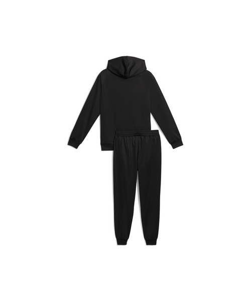 PUMA(プーマ)の「PUMA プーマ メンズ フーデッド ポリ スーツ 上下セット(ジャージ・メンズ・ブラック/ダークグレー・LARGE/X-LARGE/XX-LARGE/MEDIUM/SMALL)」の4枚目の写真