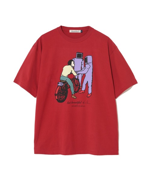 【新品】UNDERCOVER Tシャツ サイズ3 レッド アンダーカバー 半袖 UC1F3801（Tシャツ/カットソー）｜UNDERCOVER（アンダーカバー）の