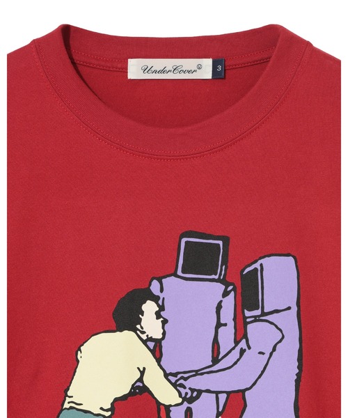 UNDERCOVER(アンダーカバー)の「UC1F3801(Tシャツ/カットソー・メンズ・ブラック/ホワイト/レッド系その他・1/4/3/2/5)」の13枚目の写真