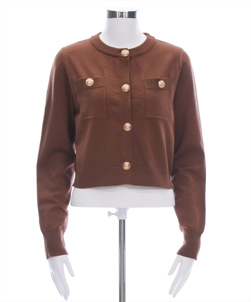 orgue ゴールドボタンニット orgue ゴールドボタンニット orgue ゴールドボタンニット gold button knit