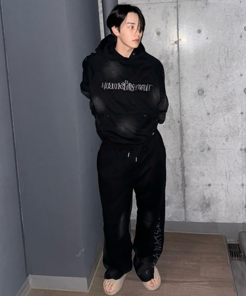 mushwear(マッシュウェア)の「ヴィンテージウォッシュパーカー(パーカー・メンズ・ブラック/ホワイト系その他/ブラック系その他・MEDIUM/LARGE/X-LARGE/XX-LARGE)」の6枚目の写真
