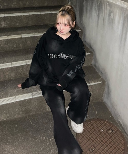 mushwear(マッシュウェア)の「ヴィンテージウォッシュパーカー(パーカー・メンズ・ブラック/ホワイト系その他/ブラック系その他・MEDIUM/LARGE/X-LARGE/XX-LARGE)」の7枚目の写真