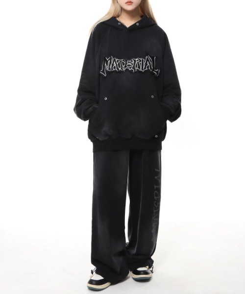 mushwear(マッシュウェア)の「ヴィンテージウォッシュパーカー(パーカー・メンズ・ブラック/ホワイト系その他/ブラック系その他・MEDIUM/LARGE/X-LARGE/XX-LARGE)」の9枚目の写真