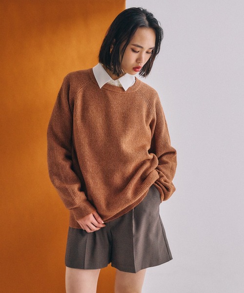 mysty woman（ミスティウーマン）の「【WEB限定】アイスクリームクルーニットDX　590668（ニット/セーター・レディース・ブラック系その他/オレンジ系その他/グレー系その他/ブラウン系その他/ピンク系その他/ホワイト系その他/ベージュ系その他/パープル系その他/レッド系その他/グリーン系その他/グリーン系その他2/ブルー系その他/ピンク系その他2・FREE）」の13枚目の写真