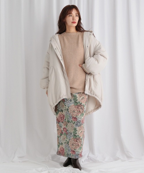 mysty woman（ミスティウーマン）の「【WEB限定】アイスクリームクルーニットDX　590668（ニット/セーター・レディース・ブラック系その他/オレンジ系その他/グレー系その他/ブラウン系その他/ピンク系その他/ホワイト系その他/ベージュ系その他/パープル系その他/レッド系その他/グリーン系その他/グリーン系その他2/ブルー系その他/ピンク系その他2・FREE）」の22枚目の写真