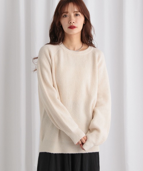 mysty woman（ミスティウーマン）の「【WEB限定】アイスクリームクルーニットDX　590668（ニット/セーター・レディース・ブラック系その他/オレンジ系その他/グレー系その他/ブラウン系その他/ピンク系その他/ホワイト系その他/ベージュ系その他/パープル系その他/レッド系その他/グリーン系その他/グリーン系その他2/ブルー系その他/ピンク系その他2・FREE）」の15枚目の写真