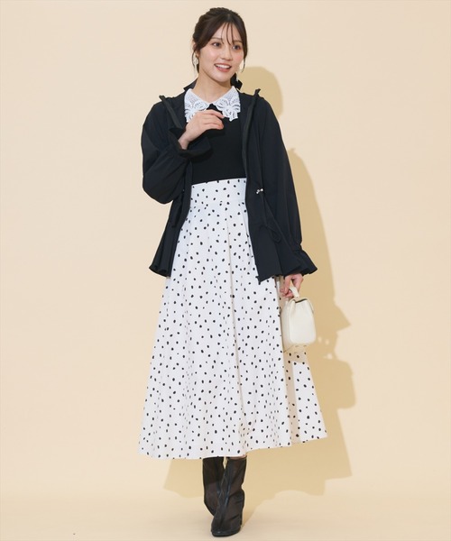 WILLSELECTION（ウィルセレクション）の「【セットアップ対応】UVカットペプラムブルゾン（ブルゾン・レディース・ベージュ/ピンク/ダークブラウン/ブラック・FREE）」の17枚目の写真
