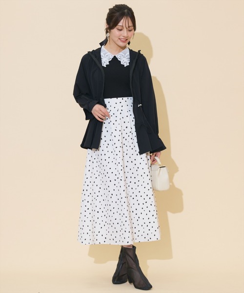 WILLSELECTION（ウィルセレクション）の「【セットアップ対応】UVカットペプラムブルゾン（ブルゾン・レディース・ベージュ/ピンク/ダークブラウン/ブラック・FREE）」の18枚目の写真