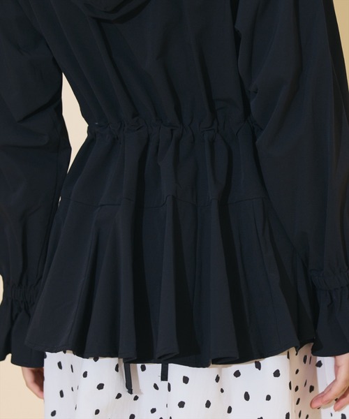WILLSELECTION（ウィルセレクション）の「【セットアップ対応】UVカットペプラムブルゾン（ブルゾン・レディース・ベージュ/ピンク/ダークブラウン/ブラック・FREE）」の15枚目の写真