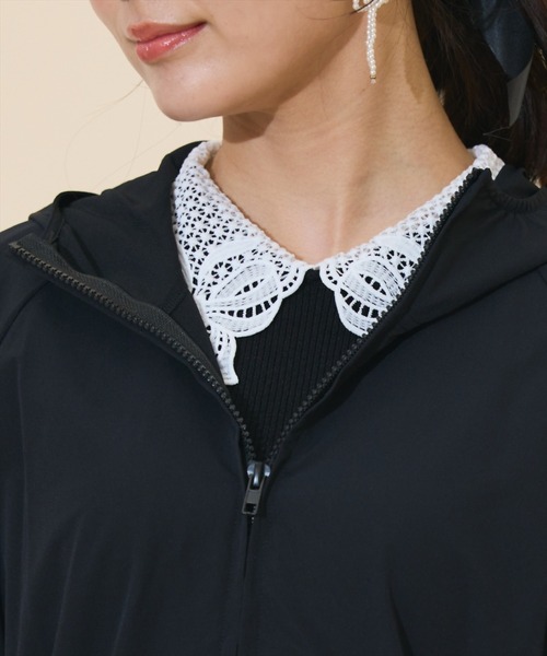 WILLSELECTION（ウィルセレクション）の「【セットアップ対応】UVカットペプラムブルゾン（ブルゾン・レディース・ベージュ/ピンク/ダークブラウン/ブラック・FREE）」の11枚目の写真
