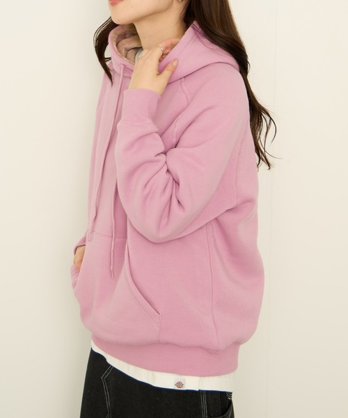 NAVY(ネイビー)の「nAvy 裏シャギーパーカ(パーカー・レディース・ダークグリーン/ブラック/杢グレー/グレイッシュベージュ/ピンク・L/M)」の5枚目の写真