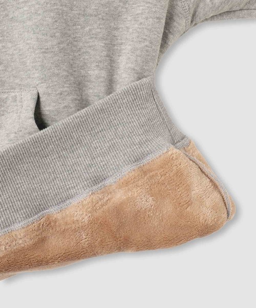 NAVY(ネイビー)の「nAvy 裏シャギーパーカ(パーカー・レディース・ダークグリーン/ブラック/杢グレー/グレイッシュベージュ/ピンク・L/M)」の9枚目の写真