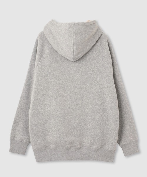 NAVY(ネイビー)の「nAvy 裏シャギーパーカ(パーカー・レディース・ダークグリーン/ブラック/杢グレー/グレイッシュベージュ/ピンク・L/M)」の11枚目の写真