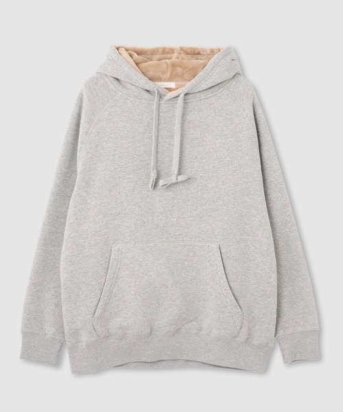 NAVY(ネイビー)の「nAvy 裏シャギーパーカ(パーカー・レディース・ダークグリーン/ブラック/杢グレー/グレイッシュベージュ/ピンク・L/M)」の17枚目の写真