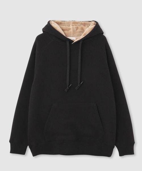 NAVY(ネイビー)の「nAvy 裏シャギーパーカ(パーカー・レディース・ダークグリーン/ブラック/杢グレー/グレイッシュベージュ/ピンク・L/M)」の13枚目の写真