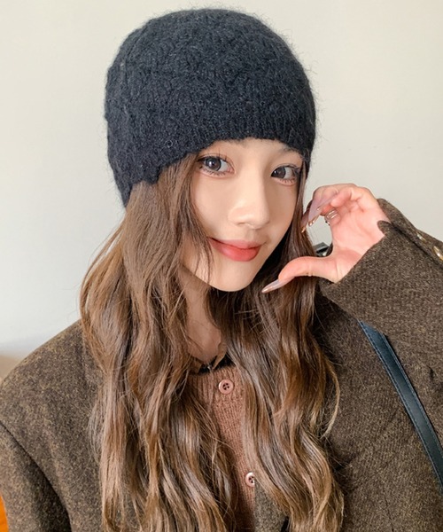 セール】シンプル かぎ網 ニットキャップ cula1276（ニットキャップ