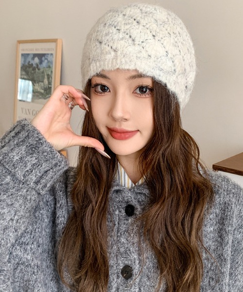 セール】シンプル かぎ網 ニットキャップ cula1276（ニットキャップ
