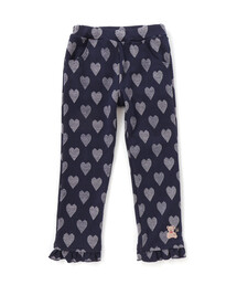 SLAP SLIP | 裾フリルお尻ポケットハートがいっぱい総柄パンツ(80~120cm)(その他パンツ)