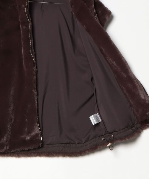 セール】フェイクファーフードベスト（ベスト）｜NANO universe（ナノ