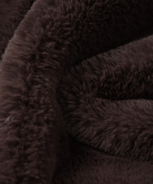 セール】フェイクファーフードベスト（ベスト）｜NANO universe（ナノ