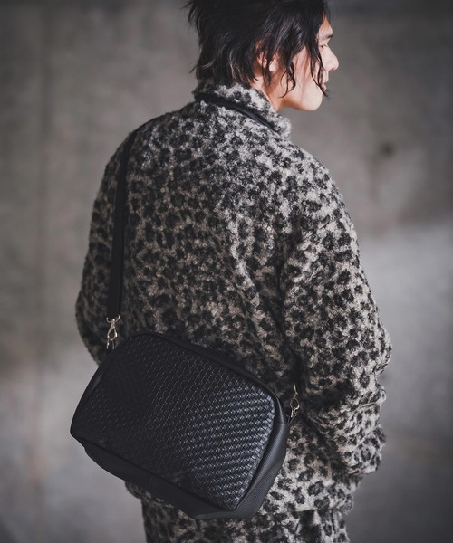mko13146-Synthetic Braided Shoulder Bag ショルダーバッグ(192-046-gla-cf)