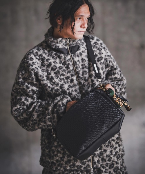 mko13146-Synthetic Braided Shoulder Bag ショルダーバッグ(192-046-gla-cf)