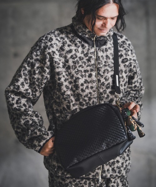 mko13146-Synthetic Braided Shoulder Bag ショルダーバッグ(192-046-gla-cf)