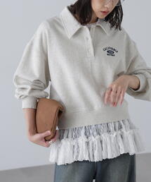 FREE'S MART | ◆長袖裾フリルカットソー(Tシャツ/カットソー)