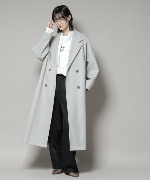 NANO universe【美品】チェスターコート グレー M NANO universe（ナノユニバース）｜チェスターコート（グレー系）一覧