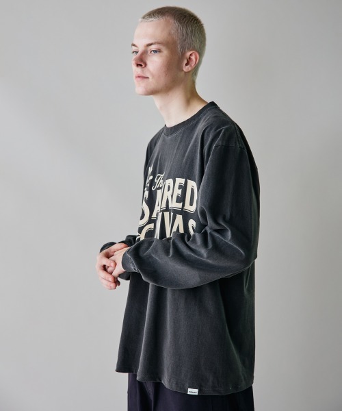 rehacer(レアセル)の「rehacer : Sacred CanVas on Vintage Wash L/S T-shirt / セイクリッド キャンバス ヴィンテージウオッシュ L/S T(Tシャツ/カットソー・メンズ・ピンク/スミクロ/ネイビー・X-LARGE/LARGE/MEDIUM/SMALL)」の6枚目の写真