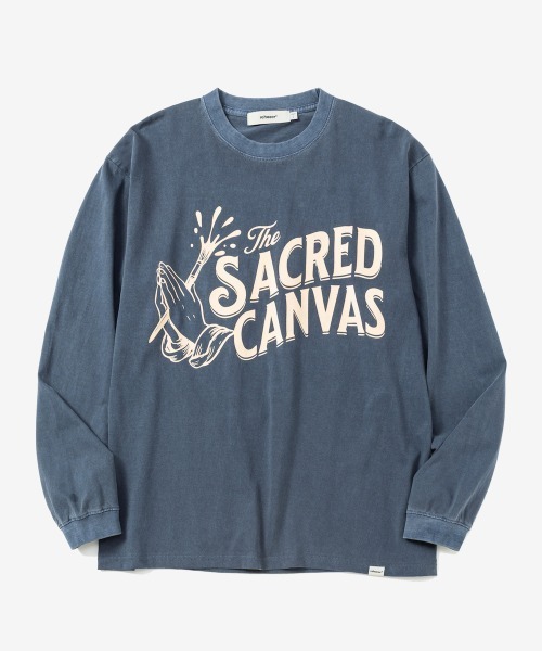 rehacer(レアセル)の「rehacer : Sacred CanVas on Vintage Wash L/S T-shirt / セイクリッド キャンバス ヴィンテージウオッシュ L/S T(Tシャツ/カットソー・メンズ・ピンク/スミクロ/ネイビー・X-LARGE/LARGE/MEDIUM/SMALL)」の14枚目の写真