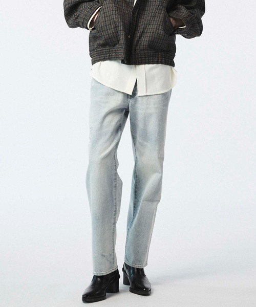メゾンスペシャル　10.5オンスワイドストレートデニムパンツ UNISEX》10.5oz Straight Denim Pants/10.5オンスストレート