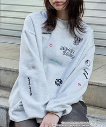 ANGEL BLUE（エンジェルブルー）の「【ANGEL BLUE】別注 エンジェルブルー グラフィック刺繍 スウェットプルオーバー（スウェット）」