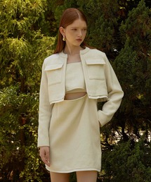 Luan(���A��)�́yLuan�zTWEED SHORT JACKET/�c�C�[�h�W���P�b�g(�e�[���[�h�W���P�b�g)