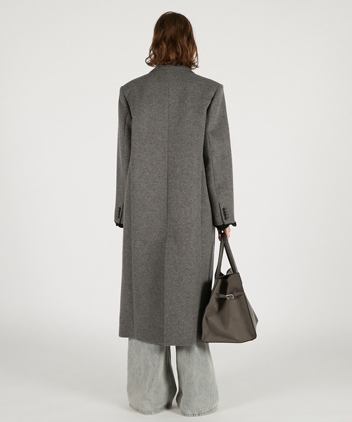 PRANK PROJECT（プランクプロジェクト）の「ナローダブルコート / Narrow double coat（チェスターコート・レディース・グレー/ブラック/マルチ・FREE）」の5枚目の写真