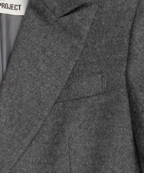 PRANK PROJECT（プランクプロジェクト）の「ナローダブルコート / Narrow double coat（チェスターコート・レディース・グレー/ブラック/マルチ・FREE）」の14枚目の写真