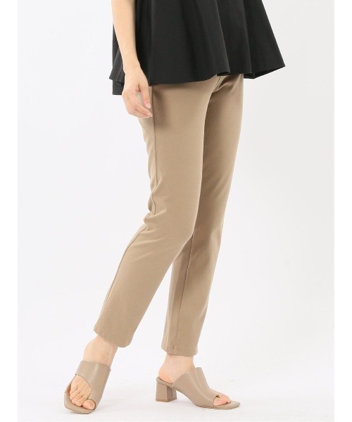 m.f.editorial（エムエフエディトリアル）の「【ストレッチ】m.f.エディトリアル レディース ニットツイル レギンスパンツ（その他パンツ・レディース・グレー系その他2/ベージュ/ネイビー/ブラック/カーキ・MEDIUM）」の3枚目の写真