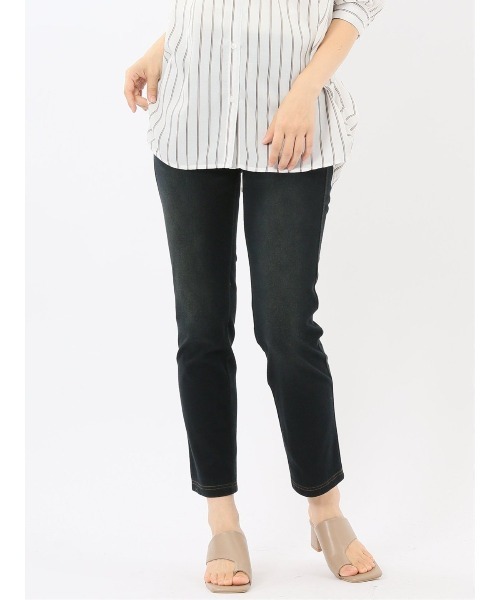 m.f.editorial（エムエフエディトリアル）の「【ストレッチ】m.f.エディトリアル レディース ニットツイル レギンスパンツ（その他パンツ・レディース・グレー系その他2/ベージュ/ネイビー/ブラック/カーキ・MEDIUM）」の5枚目の写真