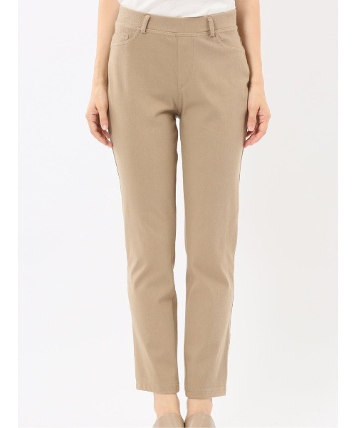 m.f.editorial（エムエフエディトリアル）の「【ストレッチ】m.f.エディトリアル レディース ニットツイル レギンスパンツ（その他パンツ・レディース・グレー系その他2/ベージュ/ネイビー/ブラック/カーキ・MEDIUM）」の16枚目の写真