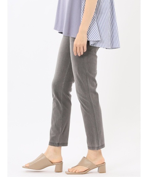 m.f.editorial（エムエフエディトリアル）の「【ストレッチ】m.f.エディトリアル レディース ニットツイル レギンスパンツ（その他パンツ・レディース・グレー系その他2/ベージュ/ネイビー/ブラック/カーキ・MEDIUM）」の18枚目の写真