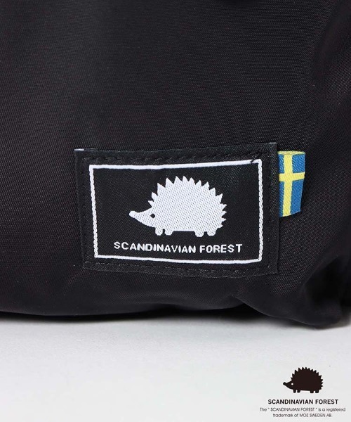 SCANDINAVIAN FOREST(スカンジナビアン・フォレスト)の「<はっ水加工>スカンジナビアン多収納リュック(バックパック/リュック・レディース・ブラック/ベージュ系その他/チャコール・FREE)」の9枚目の写真
